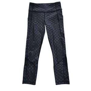 Lululemon Pace Rival Leggings Women's 2 Black Full-on Luxtreme Lace Yoga‎